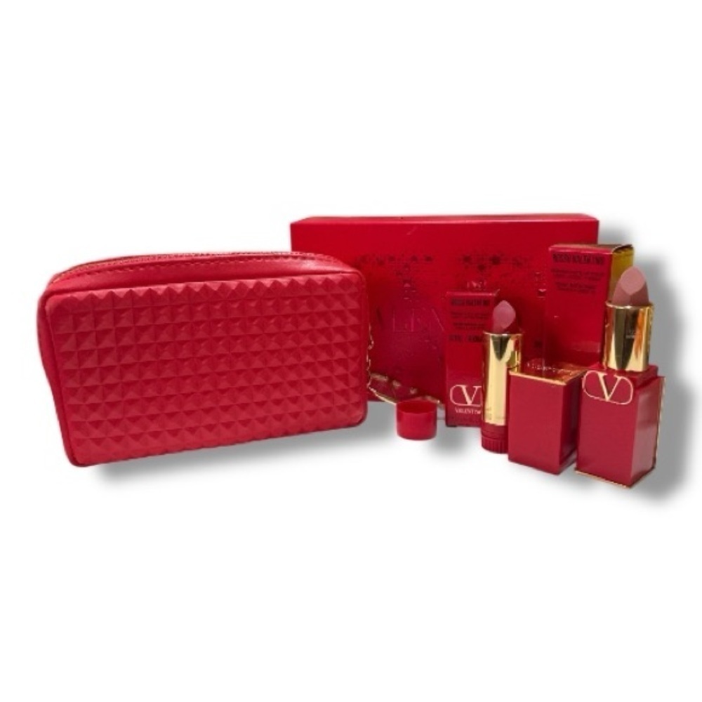 Valentino Rosso Valentino Holiday Lipstick Duo Bag Set